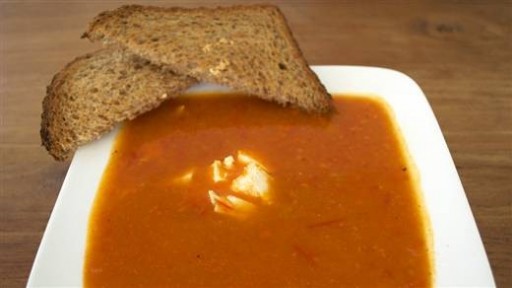 Pittige paprika soep